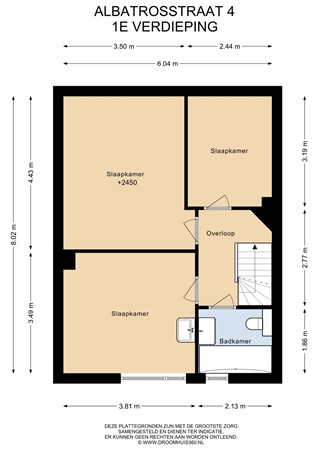 Floorplan - Albatrosstraat 4, 2352 EG Leiderdorp